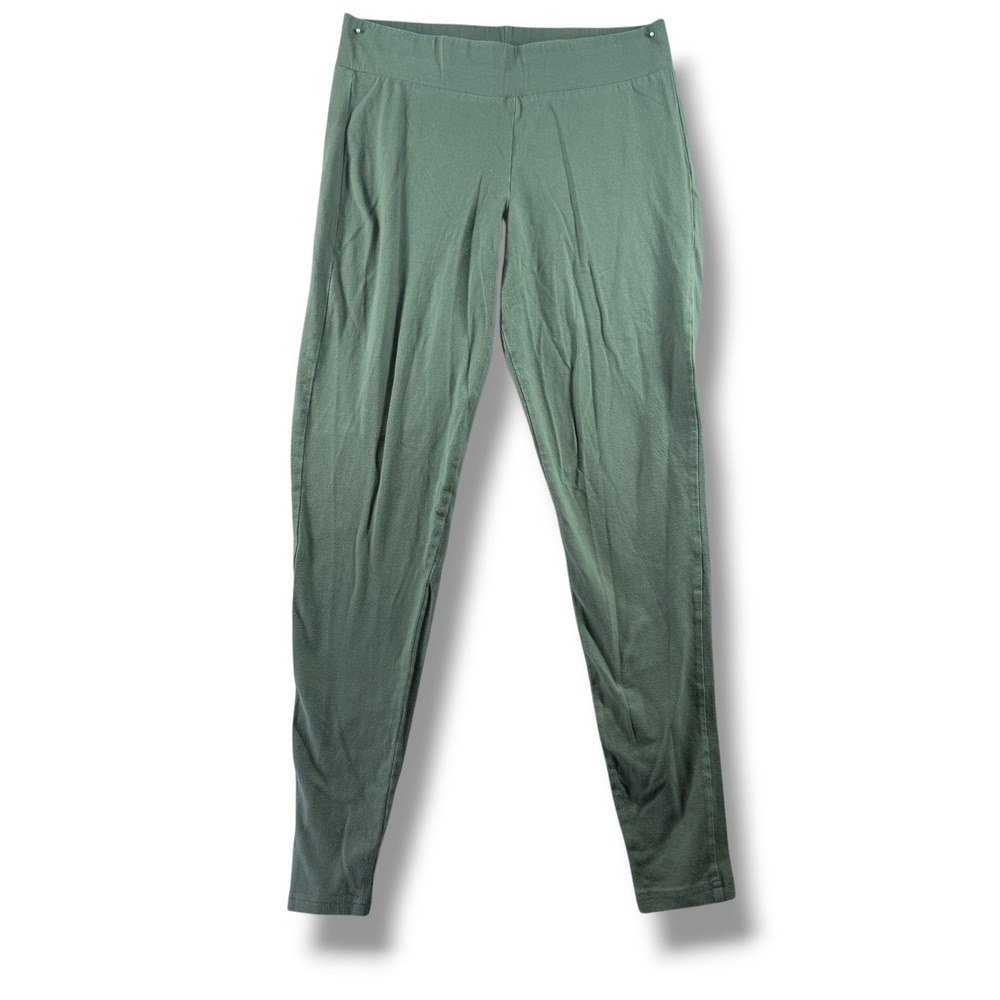 Torrid Womens Plus Size 0 Olive Green Cotton Blend Stretch Leggings 11155455